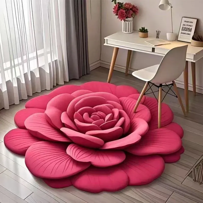 🏠2025 New Product🔥Floral Plush & Diatomaceous Earth Floor Mat✨
