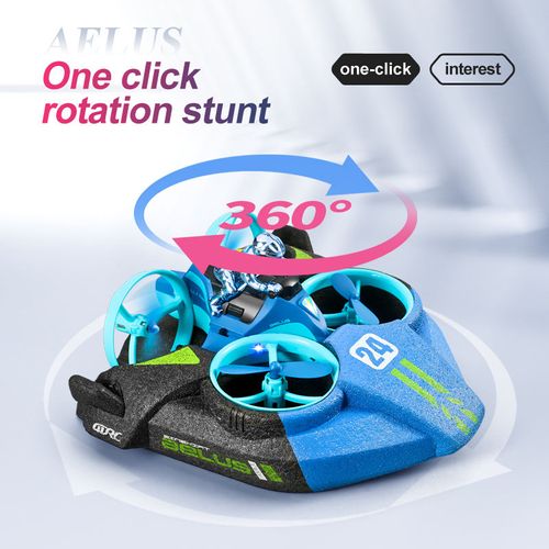 Children's Toy Land, Sea & Air 3-in-1 Flying Car Quadcopter Helicopter Model