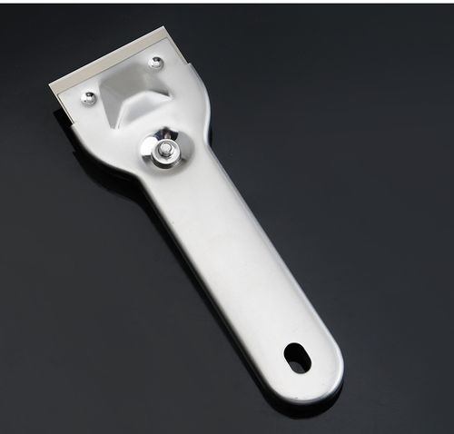 Multifunctional stainless steel cleaning scraper for tiles, walls, and floors