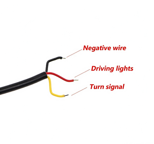 Brake and clutch lever set with a high-brightness LED strip moulded inside a see-through acrylic body. Standard 22 mm clamp, 165 mm blade, six-position reach dial. Bolts straight onto CG-series bikes.