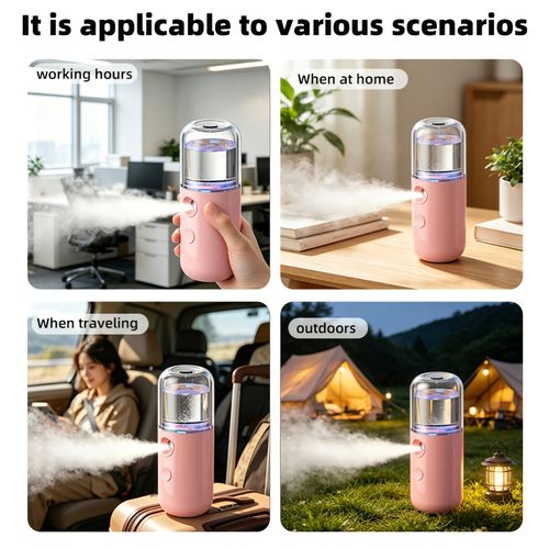 Mini Nano Facial Mist Sprayer Portable Humidifying Spray Device