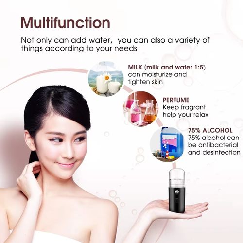 Mini Nano Facial Mist Sprayer Portable Humidifying Spray Device