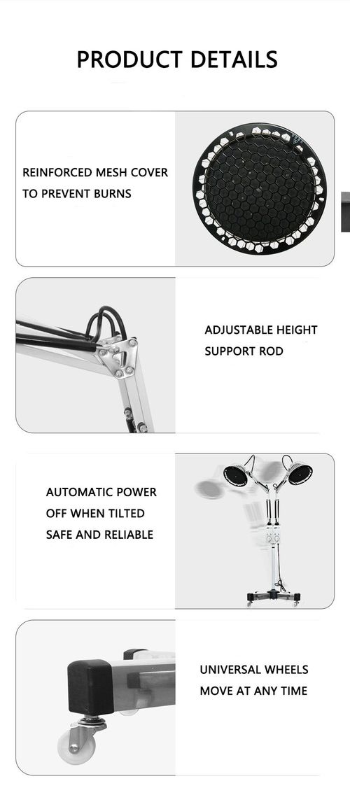 360-Degree Rotating Heating Battery Therapy Single-Head and Dual-Head Magnetic Therapy Lamp