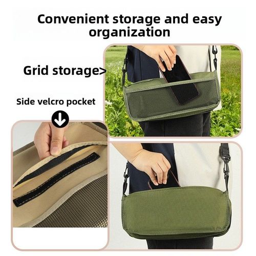 Outdoor backpack folding stool pencil bag stool portable simple camping shoulder bag stool sports folding chair hand bag