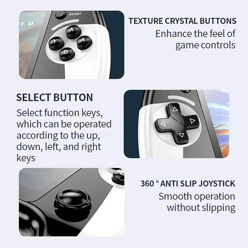 New 5.5-inch X9 Handheld Game Console Portable Retro Dual Joystick HD Handheld Game Console