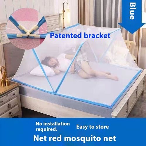 Instant-Setup Folding Mosquito Net Unfolds in Seconds, Protecting Your Family's Health