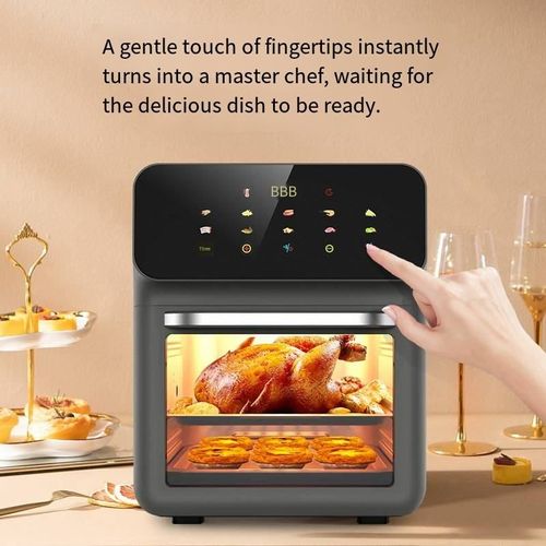 20L High-Quality Multifunctional Commercial Smart Home Toaster and Air Fryer with Oven Gloves