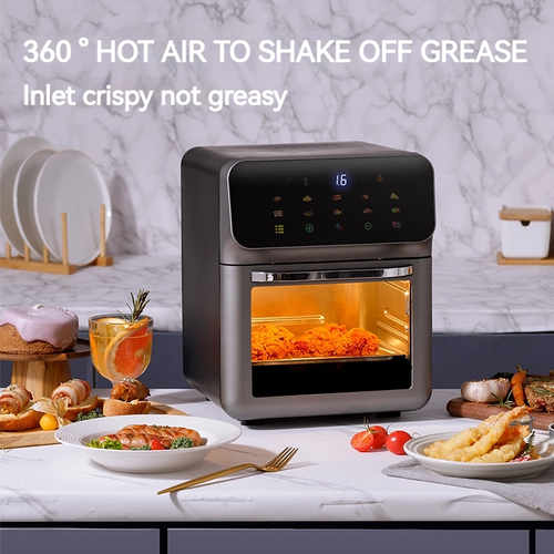 20L High-Quality Multifunctional Commercial Smart Home Toaster and Air Fryer with Oven Gloves