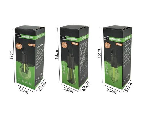 Solar Light Emitting Diode Camping Light with USB Charging White ABS Body Waterproof Outdoor Tent Light for Barbecue and Camping