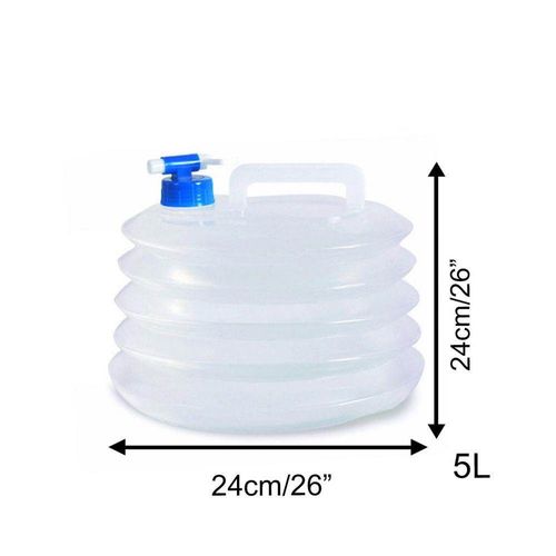 Outdoor Picnic Hiking Camping Car Portable Accessories Folding Bucket Folding Water Tank with Tap