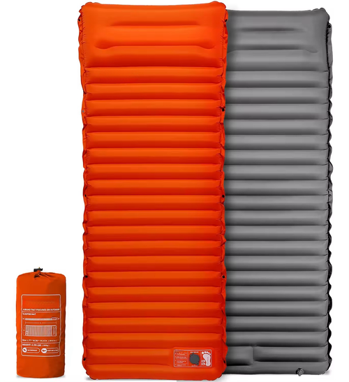 Camping ultra-light sleeping mat bed 190*70*10cm portable waterproof air cushion camping mat with pillow