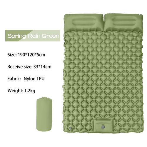 Outdoor camping travel automatic inflatable sleeping mat ultra-light inflatable camping mattress double air mattress