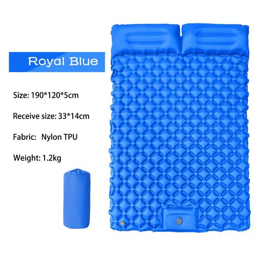 Outdoor camping travel automatic inflatable sleeping mat ultra-light inflatable camping mattress double air mattress