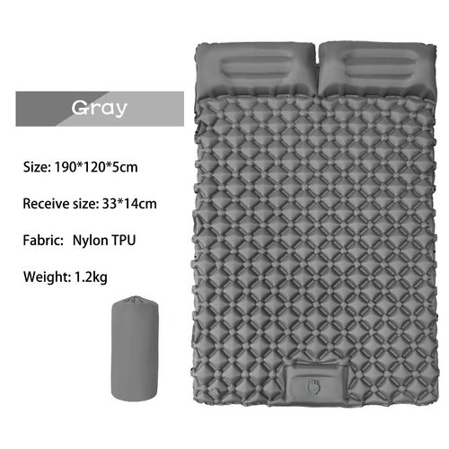 Outdoor camping travel automatic inflatable sleeping mat ultra-light inflatable camping mattress double air mattress