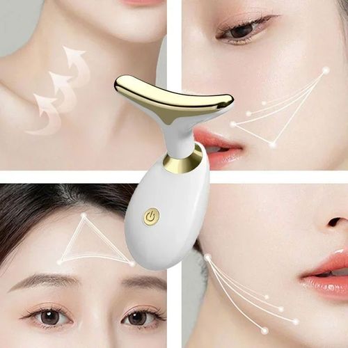 Facial and Neck Lifting Beauty Device Anti-Wrinkle Facial Massager Skin-Rejuvenating Double Chin Vibrator