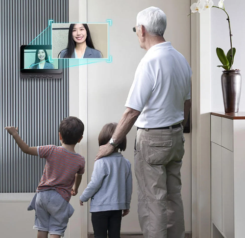 X8 Waterproof Video Doorbell with Indoor Screen, Pairing-Free Home Surveillance, Video Intercom, HD Night Vision, Snapshot Capture