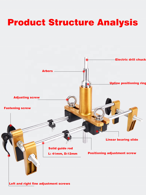 Solid Wood Door Hole Cutter Slotting Machine Woodworking Indoor Lock Installation Quick Tool Specialized Lock Complete Lock Opening Hole Tool