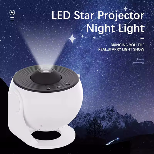 New Globe Pro Projector Light Atmospheric Bedroom Night Light with Bluetooth and Remote Control Star Projection Light