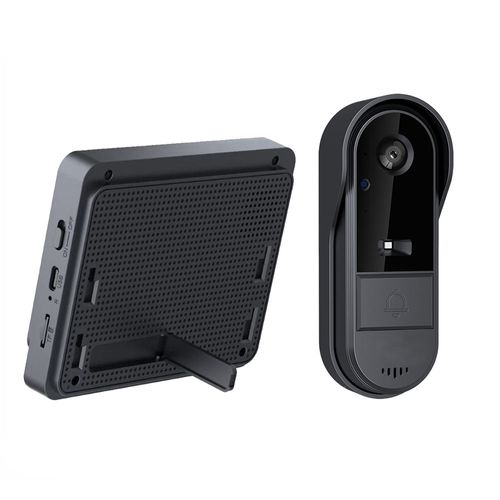 X8 Waterproof Video Doorbell with Indoor Screen, Pairing-Free Home Surveillance, Video Intercom, HD Night Vision, Snapshot Capture