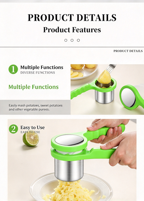 Multifunctional Potato Ricer & Fruit Squeezer