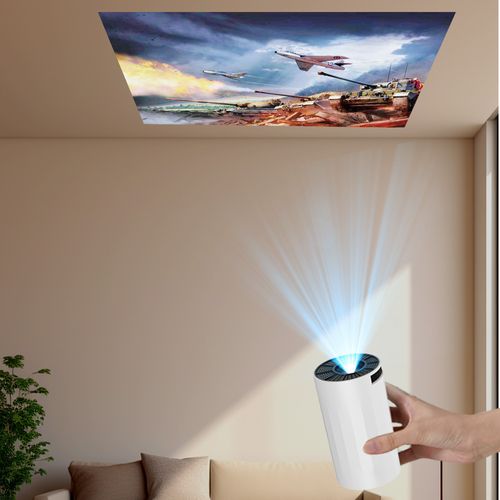 Mobile Wireless Screen Mirroring HD 1080P Home Theater Projector