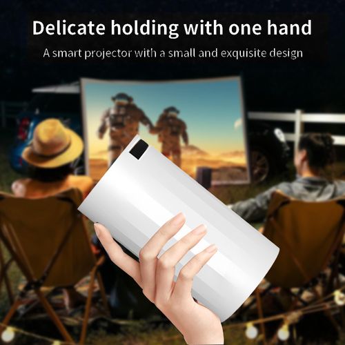Mobile Wireless Screen Mirroring HD 1080P Home Theater Projector