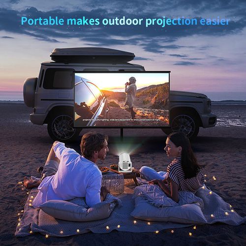 Mobile Wireless Screen Mirroring HD 1080P Home Theater Projector