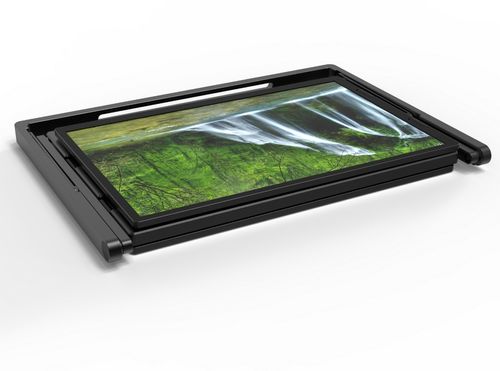 Portable 3-fold laptop screen