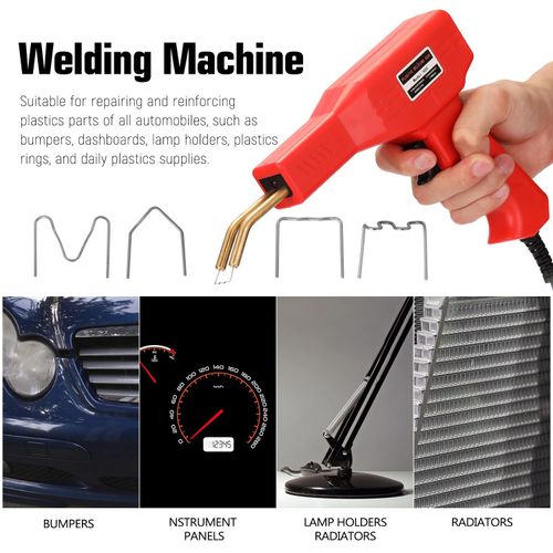 Plastic repair welding gun for car bumpers