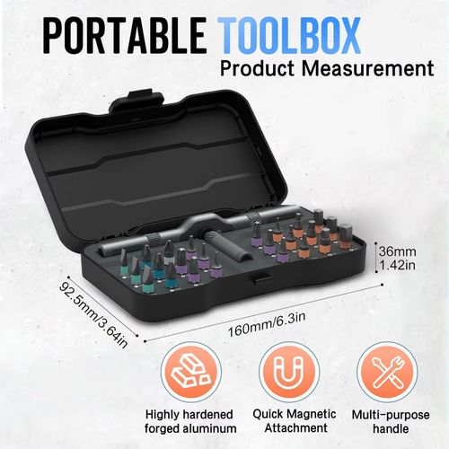 Multi-functional 24-in-1 ratchet screwdriver set