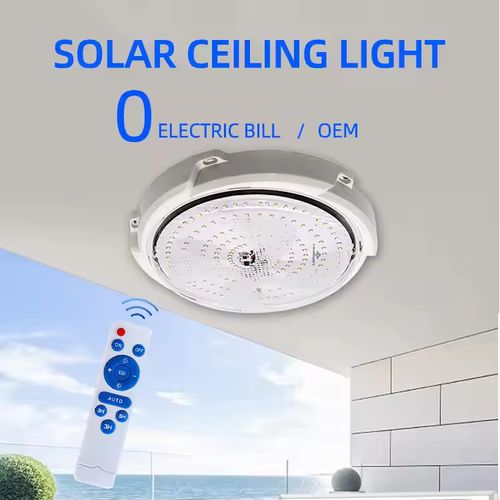 New solar ceiling lamp for indoor lighting - LED energy-saving product