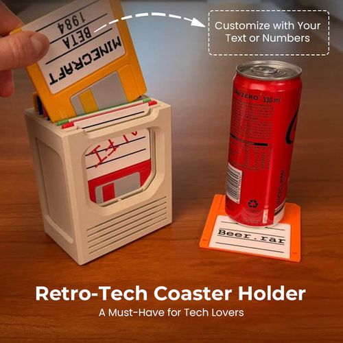 Retro-Tech Coaster Holder