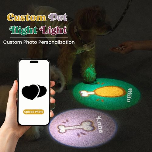 Custom Pet Night Light – Personalized Pet-Themed LED Lamp