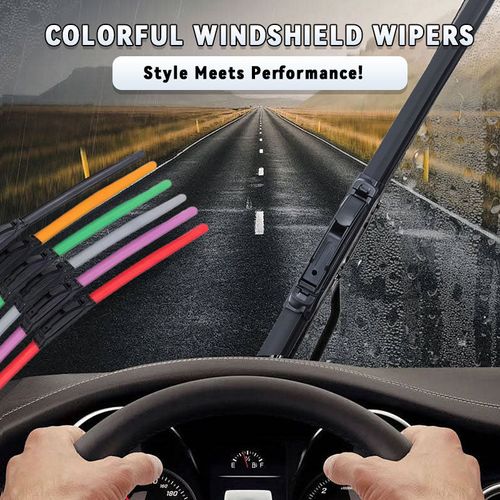 🚗✨Colorful Windshield Wipers – Style Meets Performance!