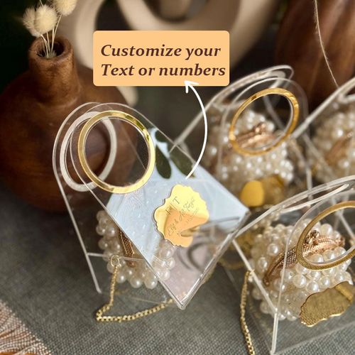 Personalized Custom Pearl-shaped Keychain