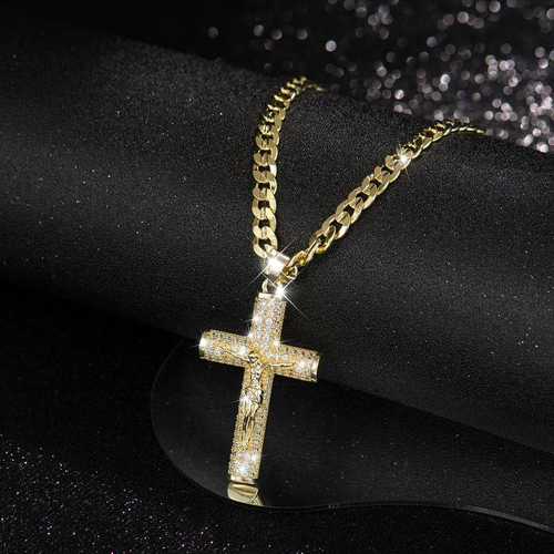 ✝️Necklace with Jesus Crucifix Pendant
