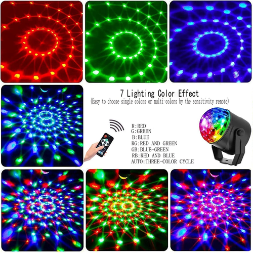 🔥Christmas Limited-Time Offer: 50% OFF!!!🔥Colorful Rotating Magic Disco Ball Light