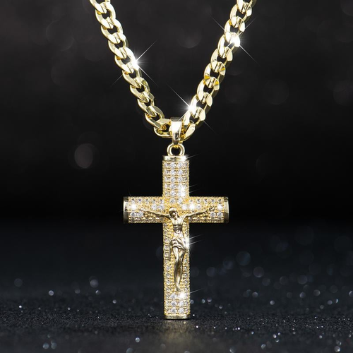 ✝️Necklace with Jesus Crucifix Pendant