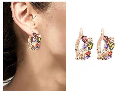 💎💍🌈Colored Zircon Jewelry Set