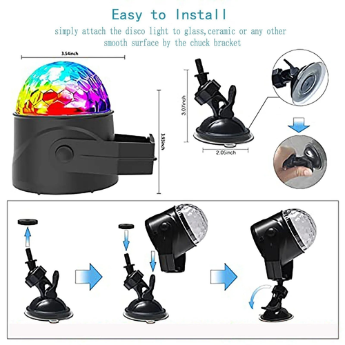 🔥Christmas Limited-Time Offer: 50% OFF!!!🔥Colorful Rotating Magic Disco Ball Light