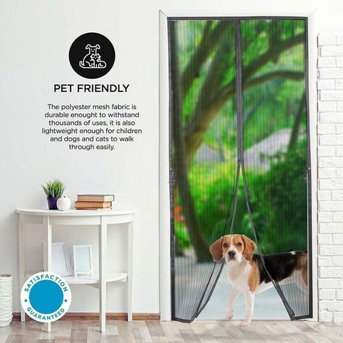 🔥Magnetic Screen Door（🔥 Limited-time offer with free gifts：1 x Pack Magic Tape Roll+1 x Packs of push pins）