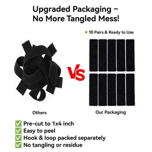 🔥🔥🔥Heavy Duty Hook and Loop Strips(40PCS)