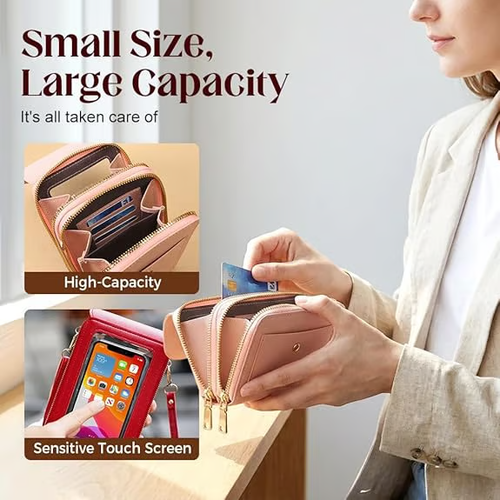 👛 Touchscreen Phone Crossbody Bag