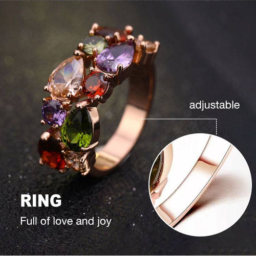 💎💍🌈Colored Zircon Jewelry Set