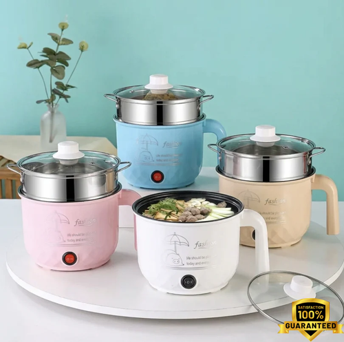 😀Free Home Delivery | Portable Multifunctional Non-Stick Electric Pot – 2 Liter