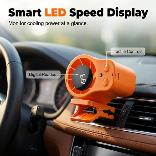 💦💦Hands-Free Personal Cooling Fan with LED Display