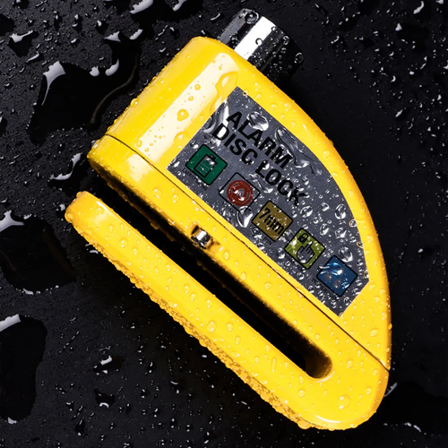 🔒 Motorcycle Bicycle Disc Brake Lock with Alarm | Instant security, effective deterrent 🚨