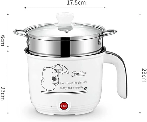 😀Free Home Delivery | Portable Multifunctional Non-Stick Electric Pot – 2 Liter