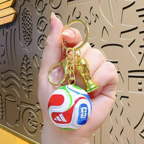⚽️💕🎁FIFA Trophy and Ball Keychain World Cup Souvenir Gift - Collectible Fan Item