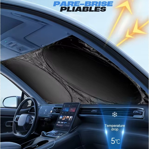 😀😘Protecteur solaire Pliable - Pare-brise